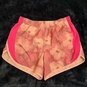 Pink athletic shorts